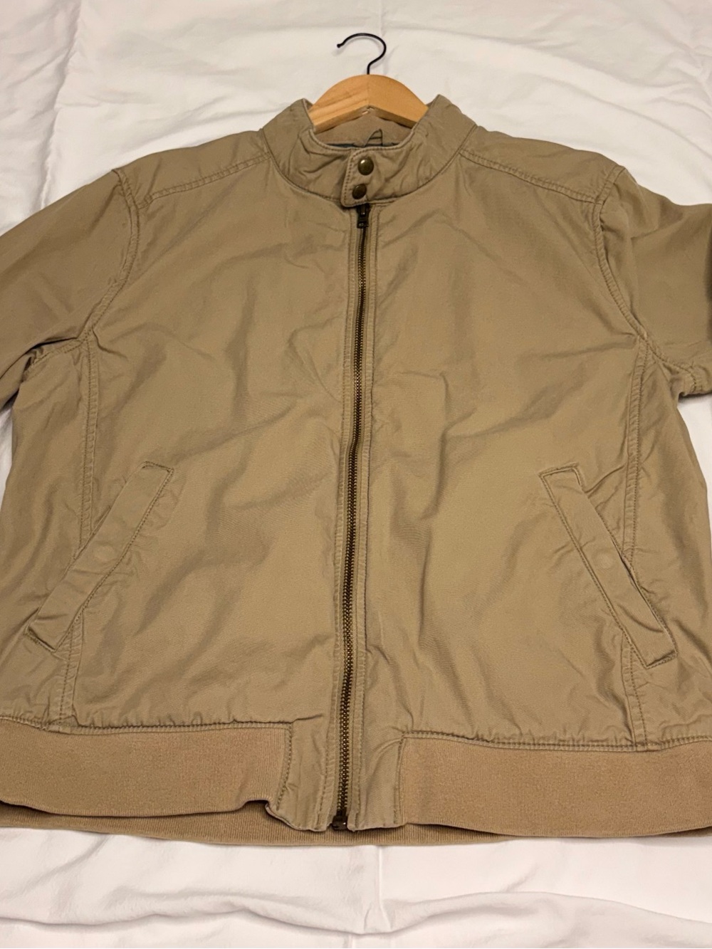 GAP Tan Khaki Lightweight Bomber Jacket